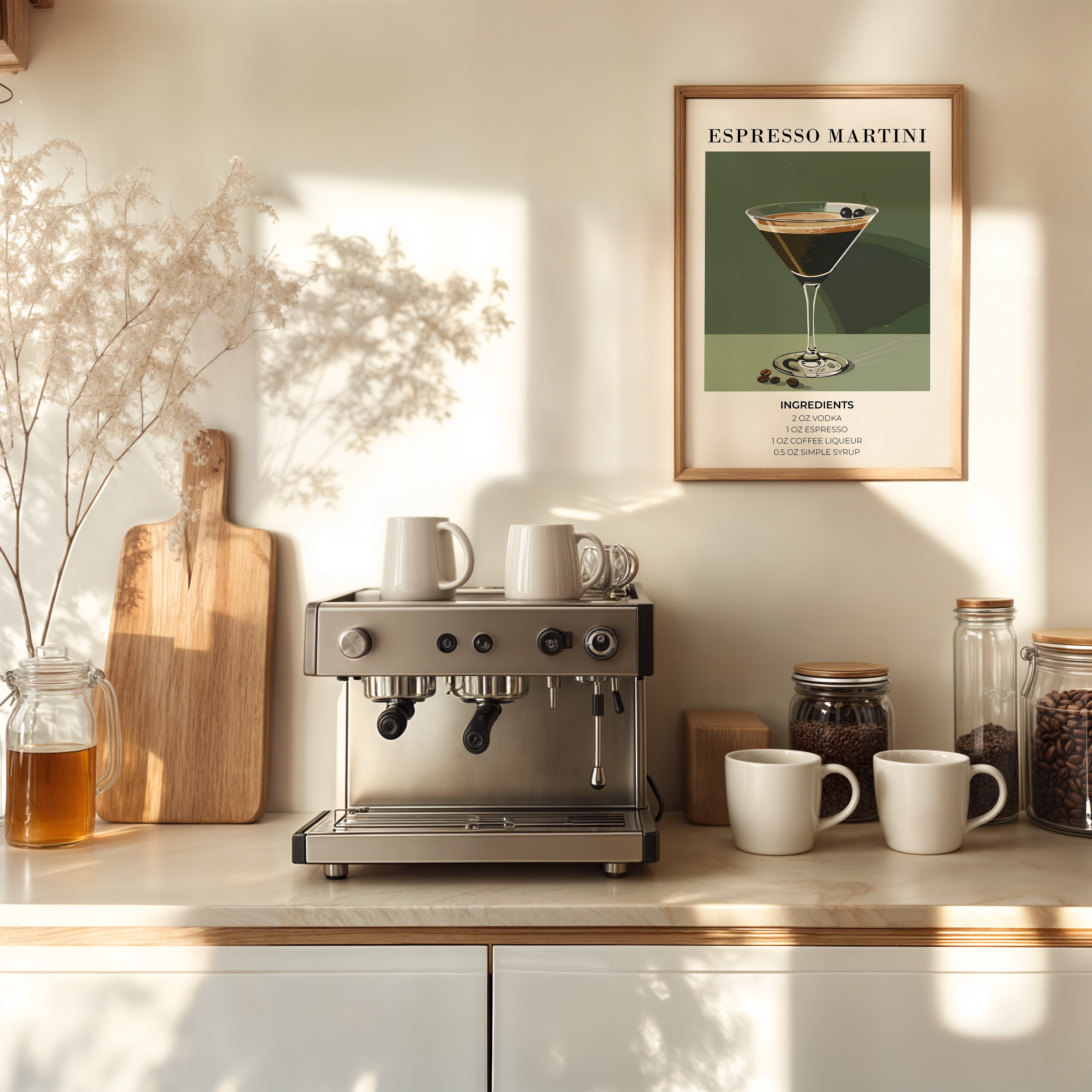 espresso martini recipe poster