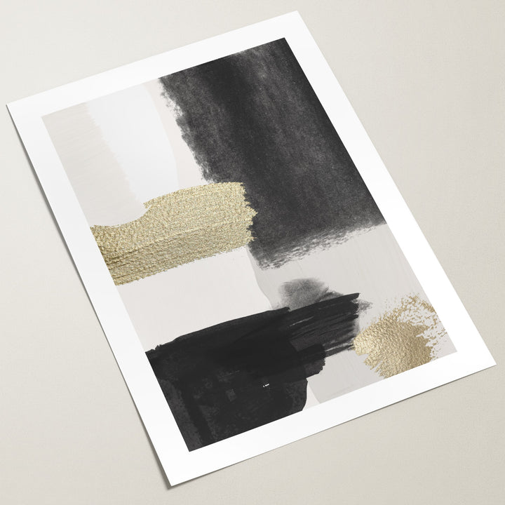 abstract luxe layers poster