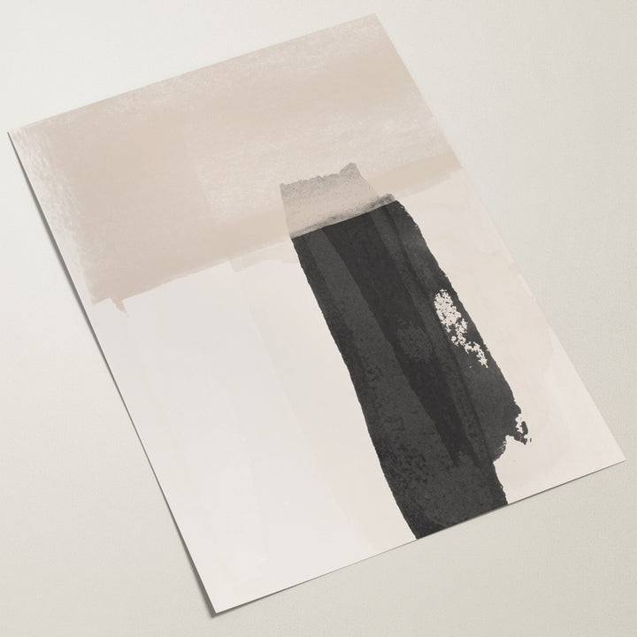 abstract matte layers wall art