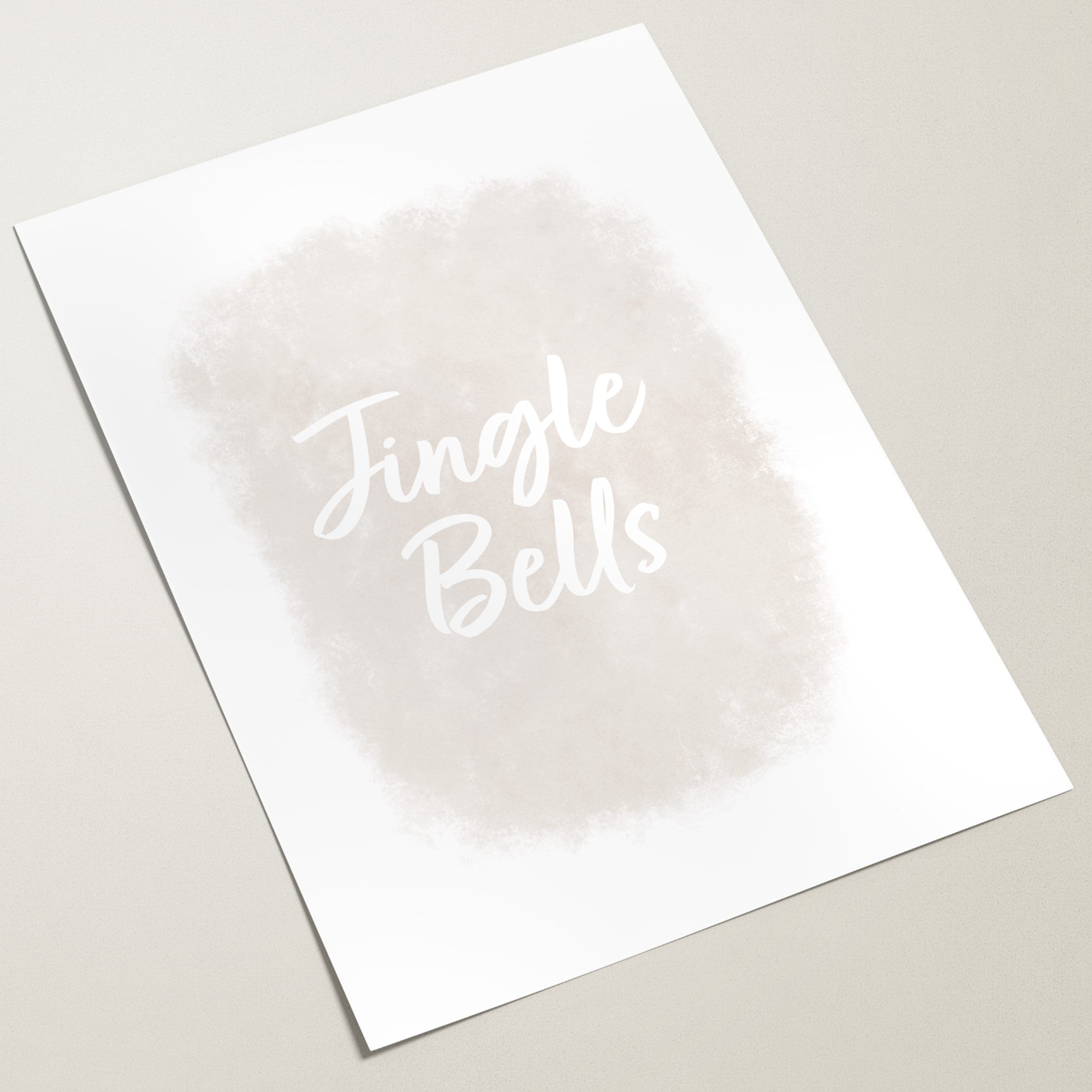 jingle bells wall poster