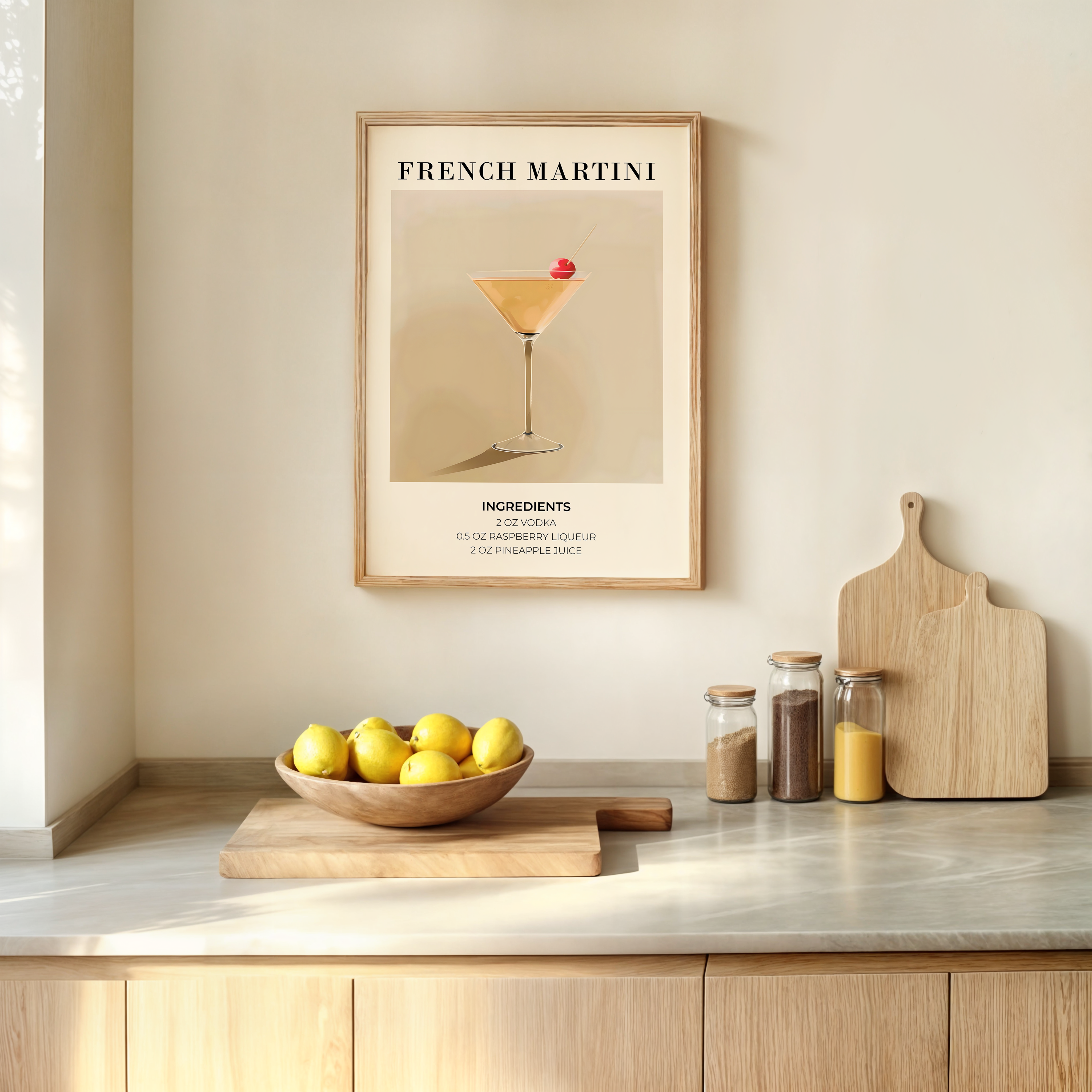 french martini recipe poster