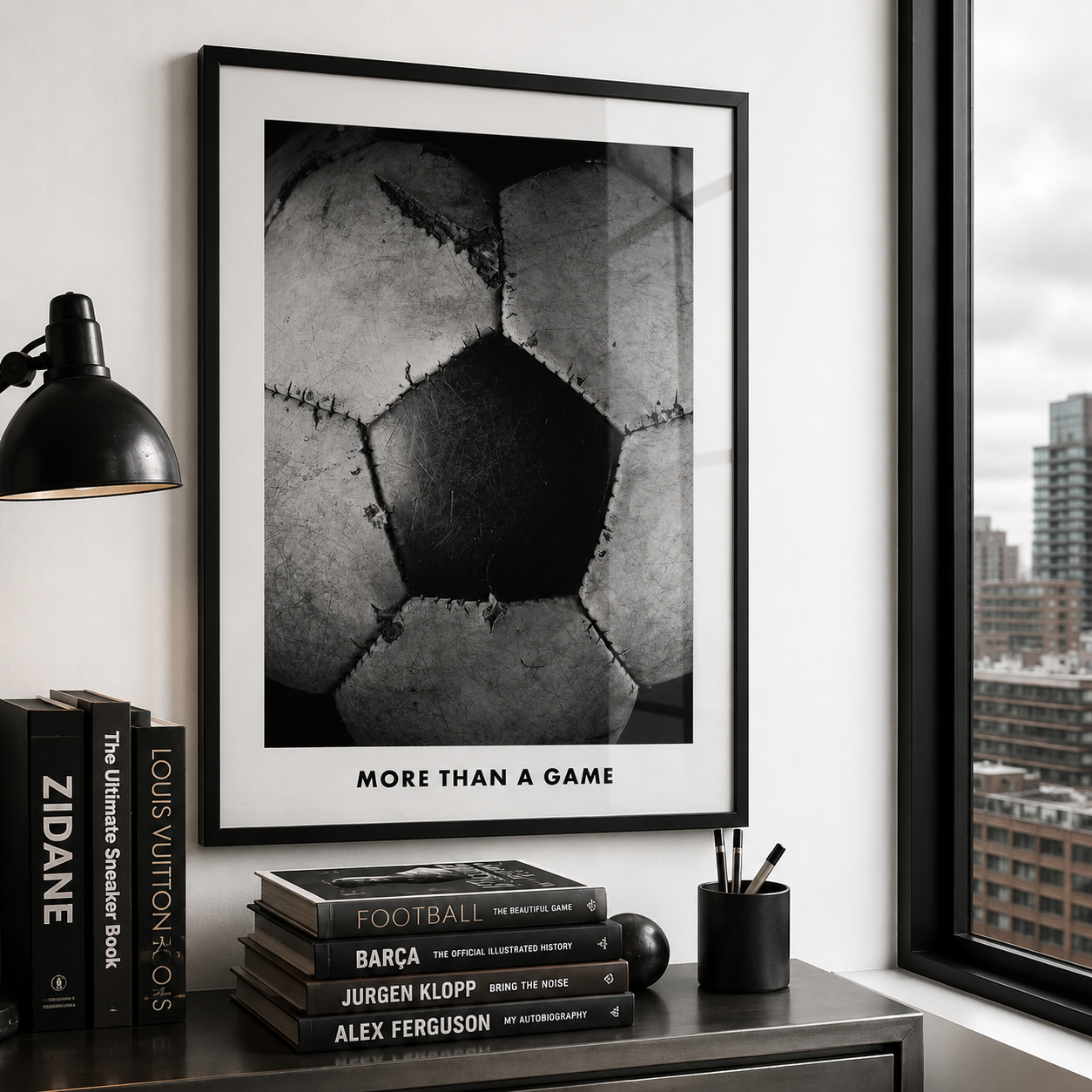 more than a game football wall art