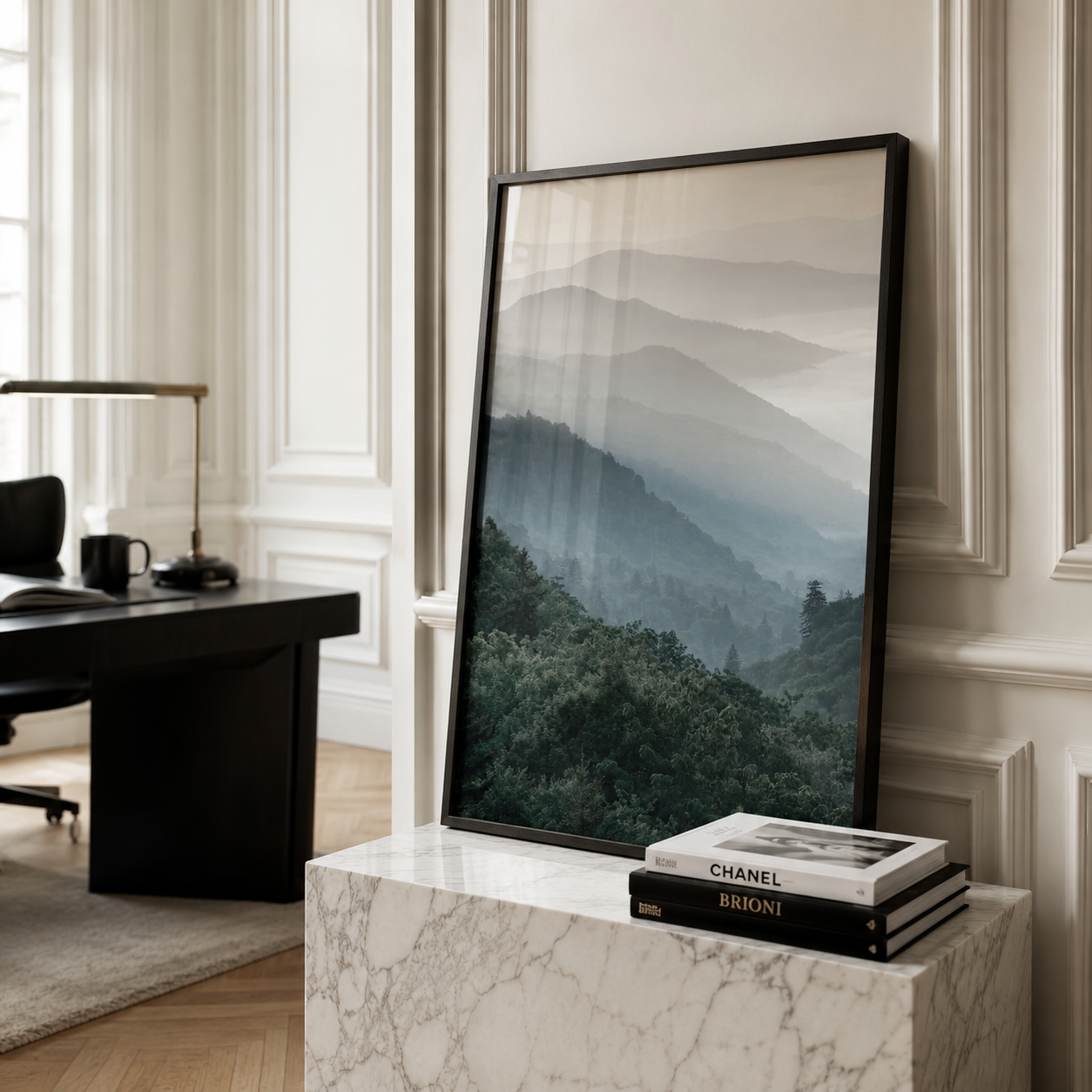 Mountain Layers Poster