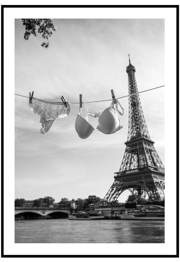 paris laundry poster