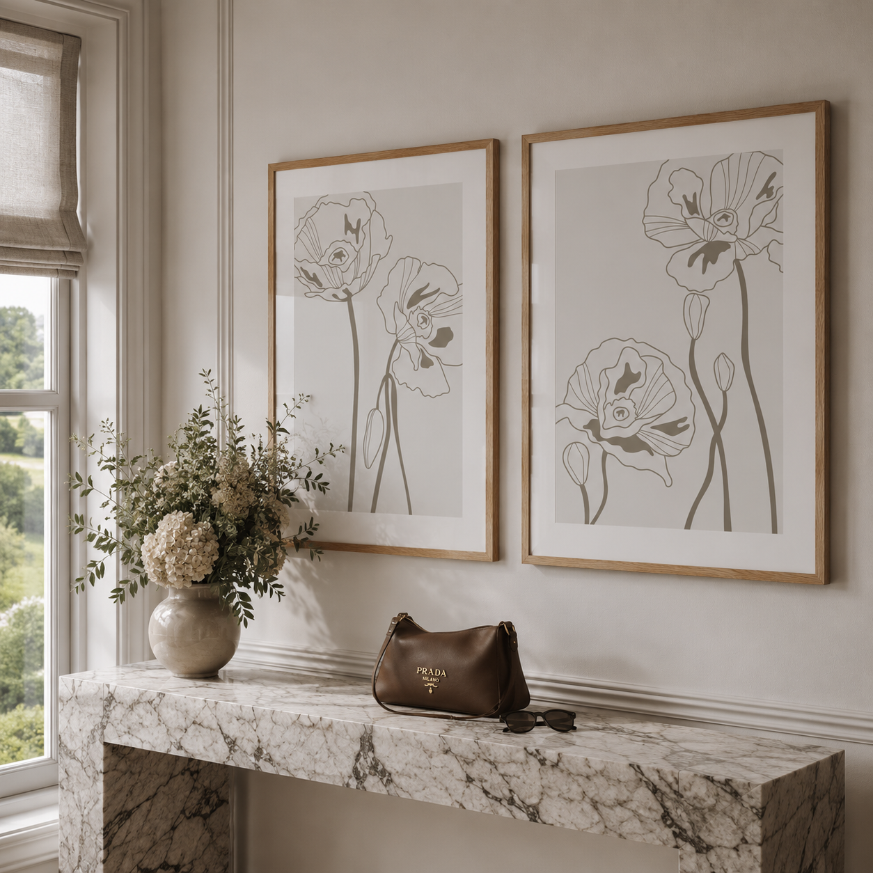 Petal Lines No.1 Poster