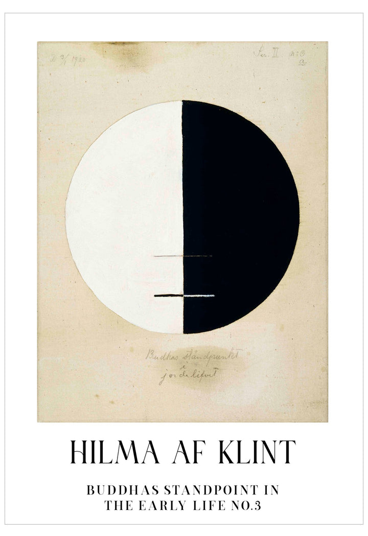 Buddhas Standpoint No.3 Poster, an iconic artwork inspired by Hilma af Klint's visionary abstract style