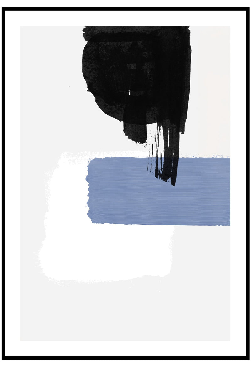 santorini abstract poster