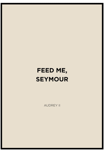 feed me seymour poster