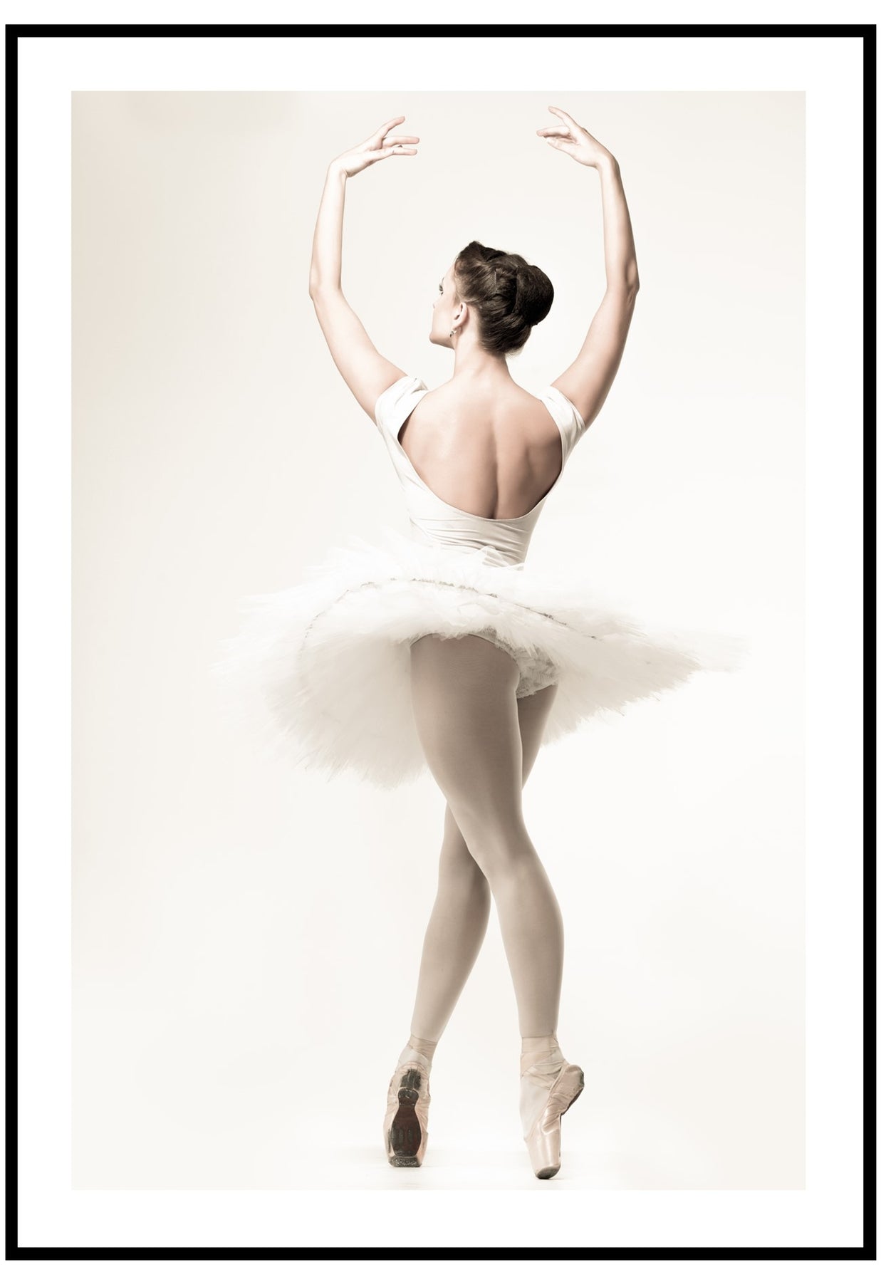 Ballet Pose Poster  Photo Print of Ballet Dancer in Tutu – Slay My Print