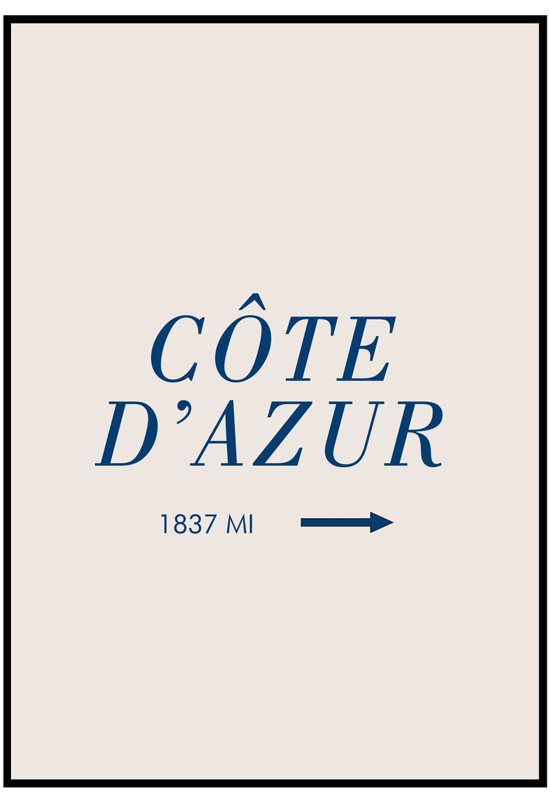 cote d'azur wall art