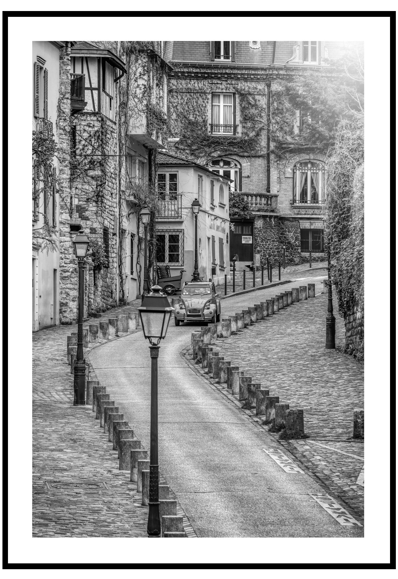 montmartre car poster
