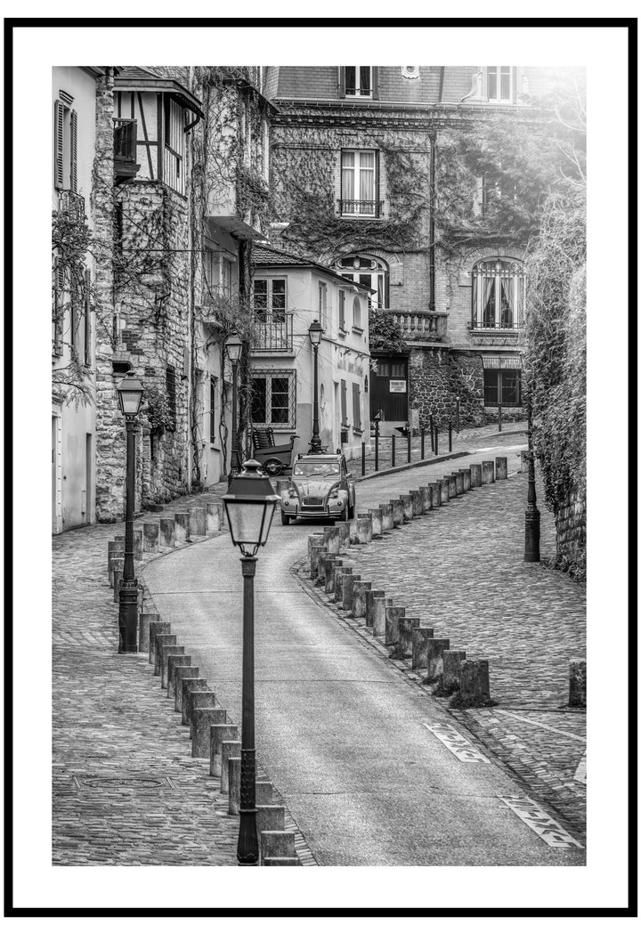 montmartre car poster