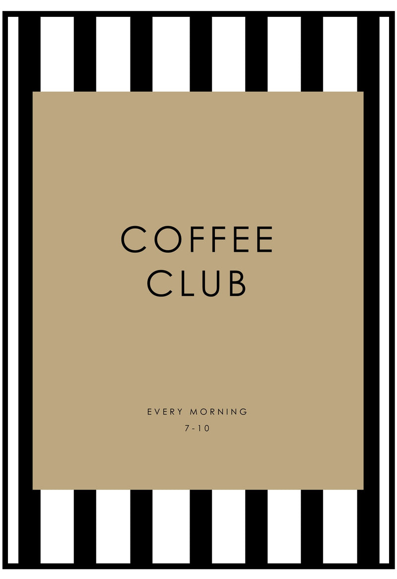 coffee club poster
