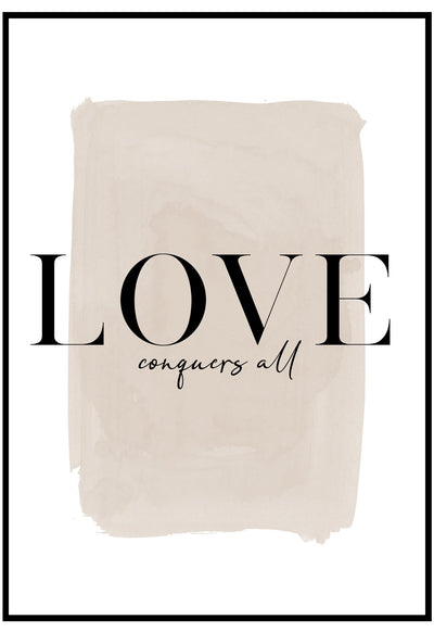 love conquers all poster
