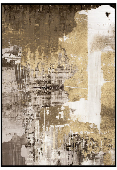 distressed abstraction poster
