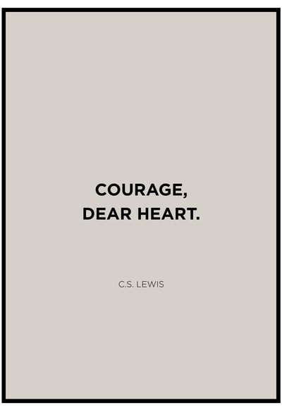 courage dear heart poster