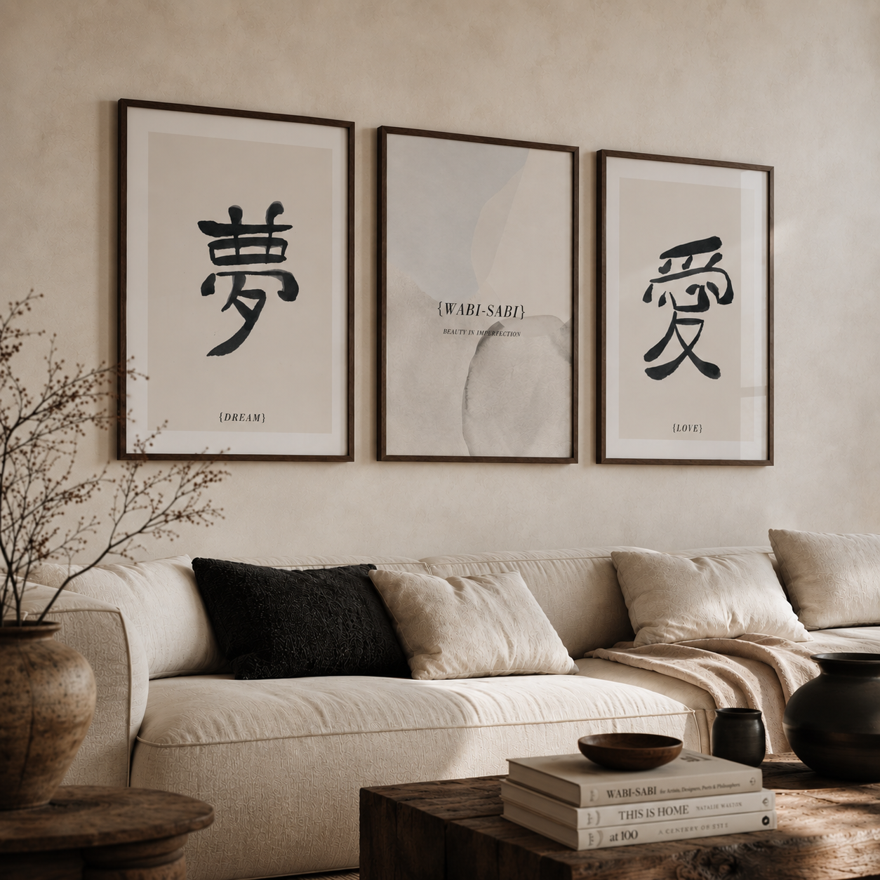 Kanji Love Poster
