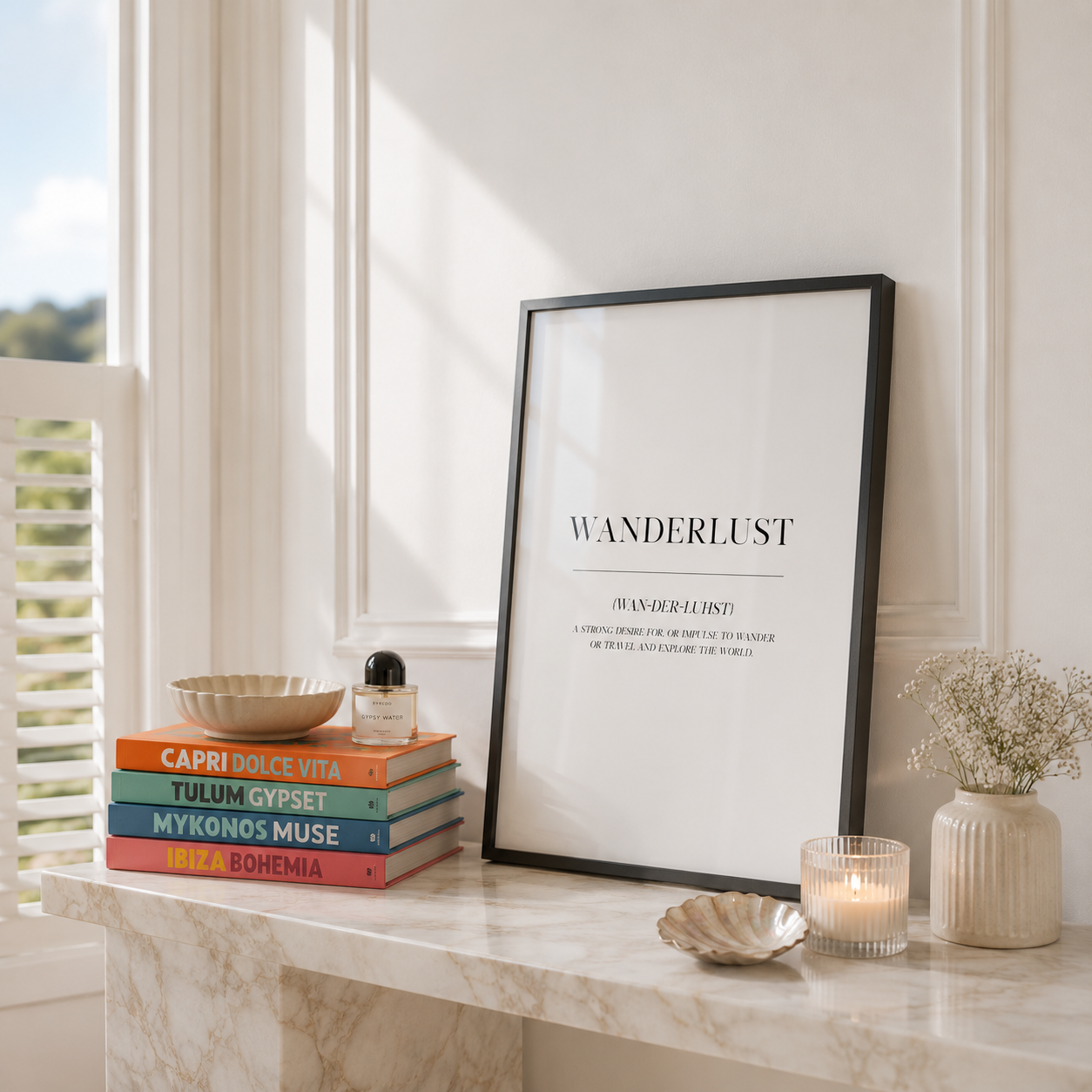 wanderlust travel inspired wall art