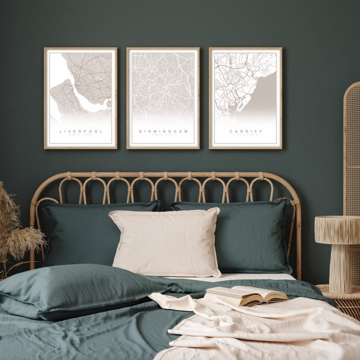 liverpool wall map prints