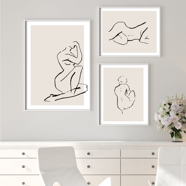 Print poster wall art naked 3