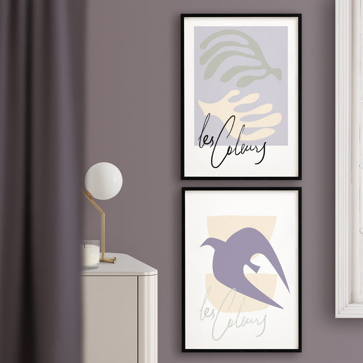 les coleurs print poster