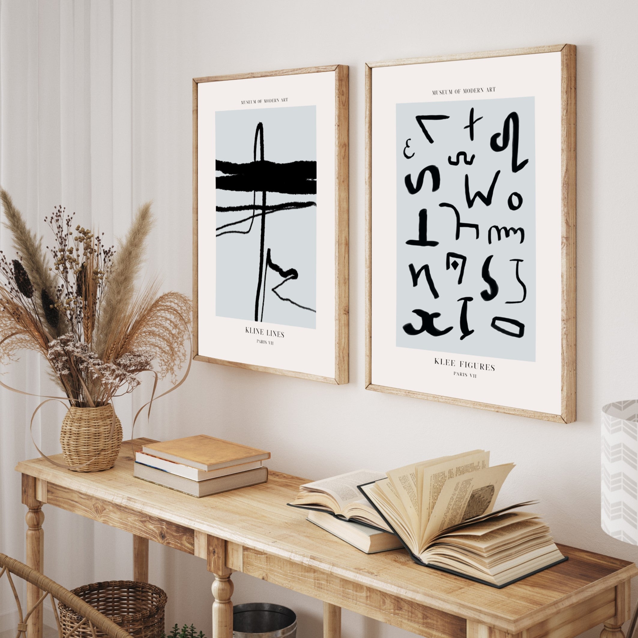 franz kline inspired wall art