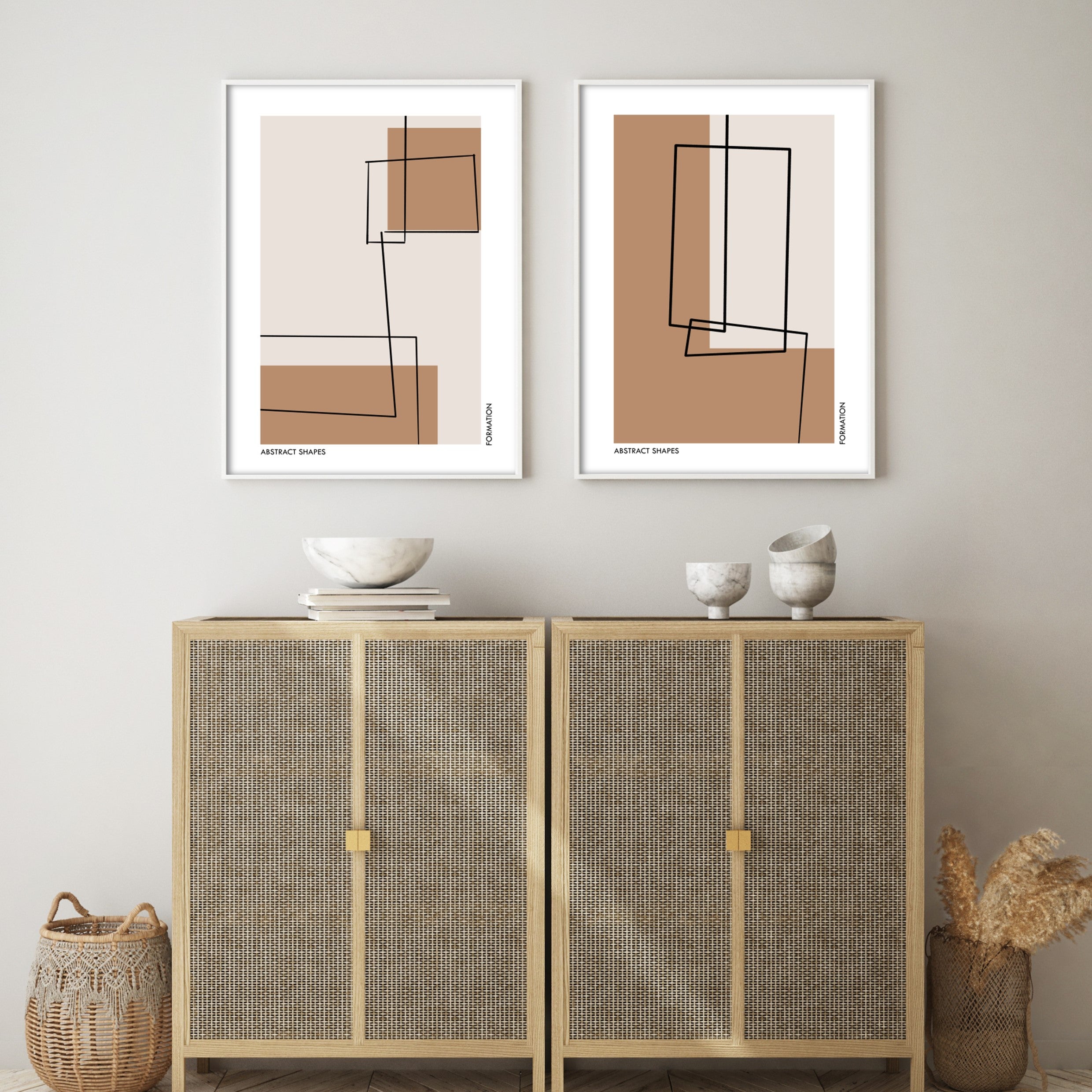 formation print poster retro 70s wall art