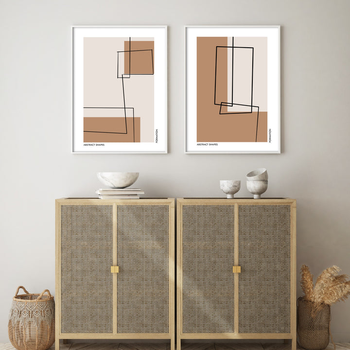 formation print poster retro 70s wall art