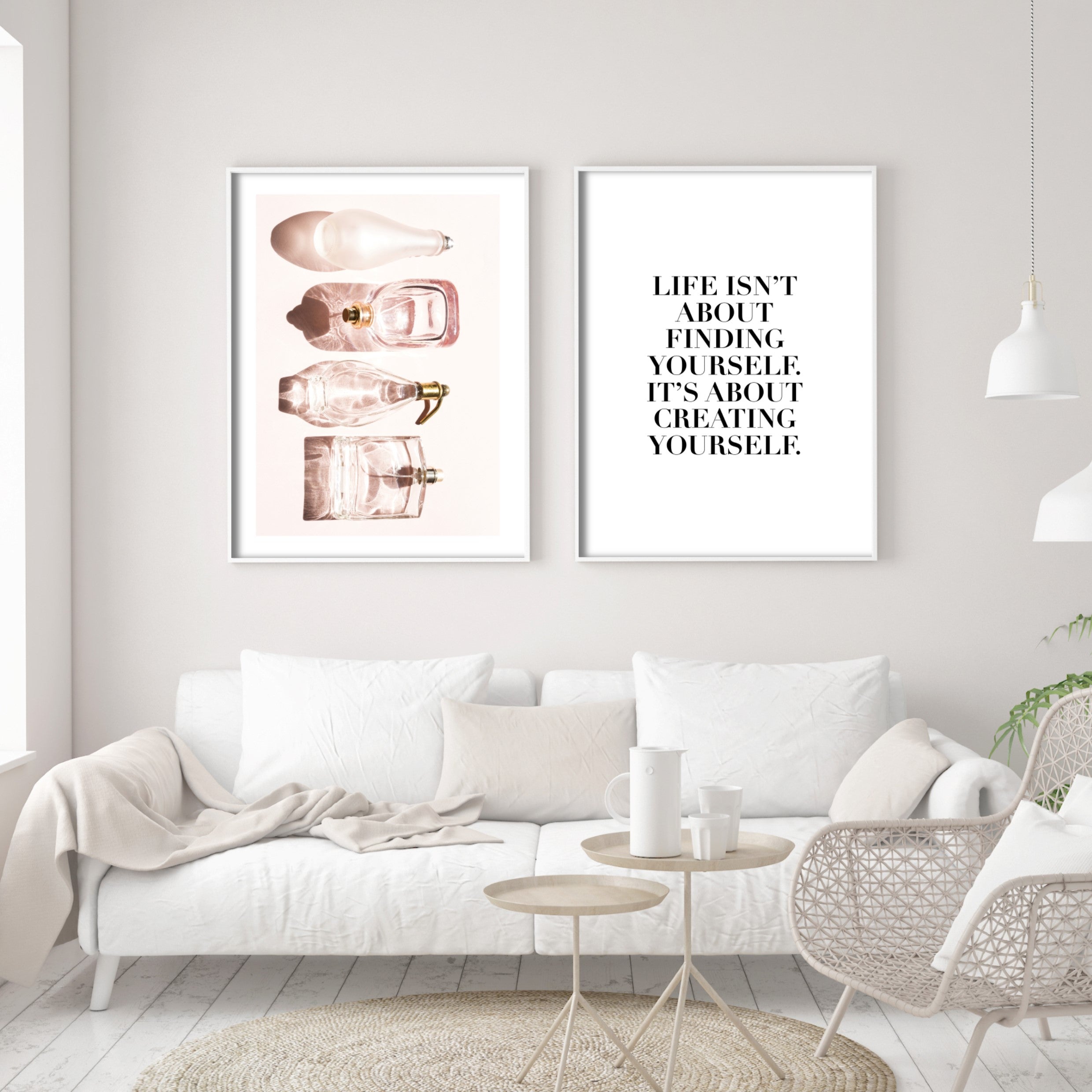 Print poster wall art life isnt about finding yourself