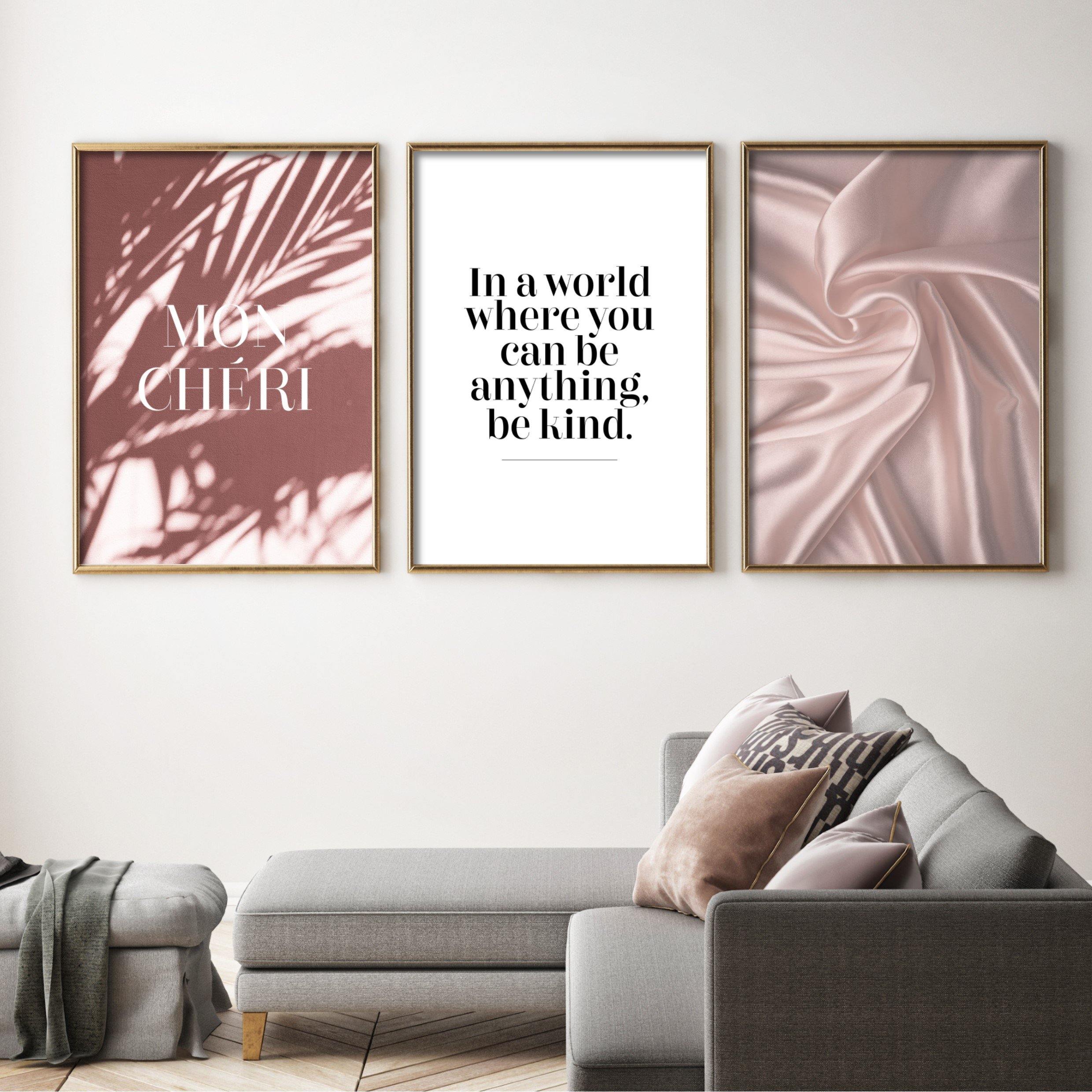 In a world where you can be anything be kind wall art