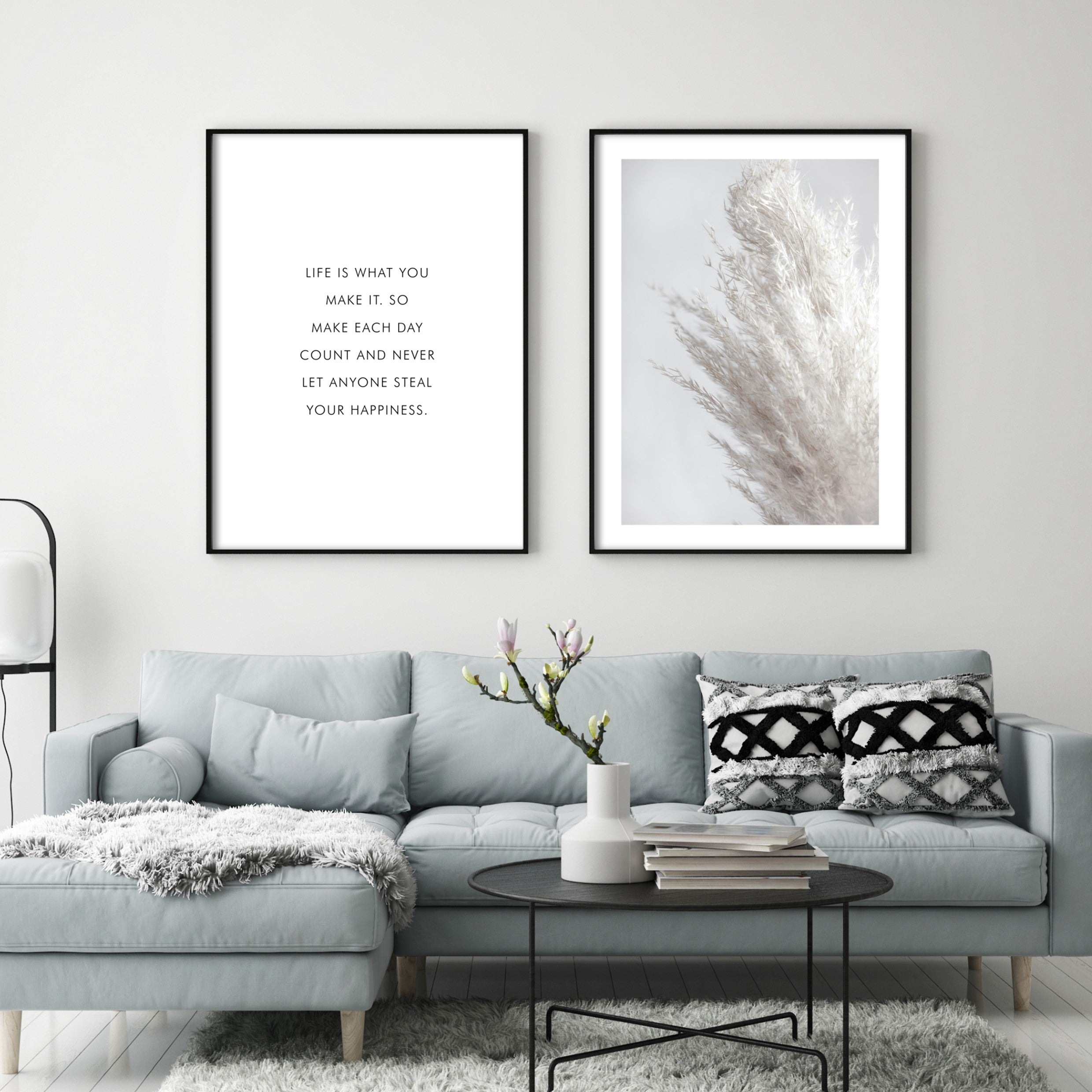 life is what you make it print poster