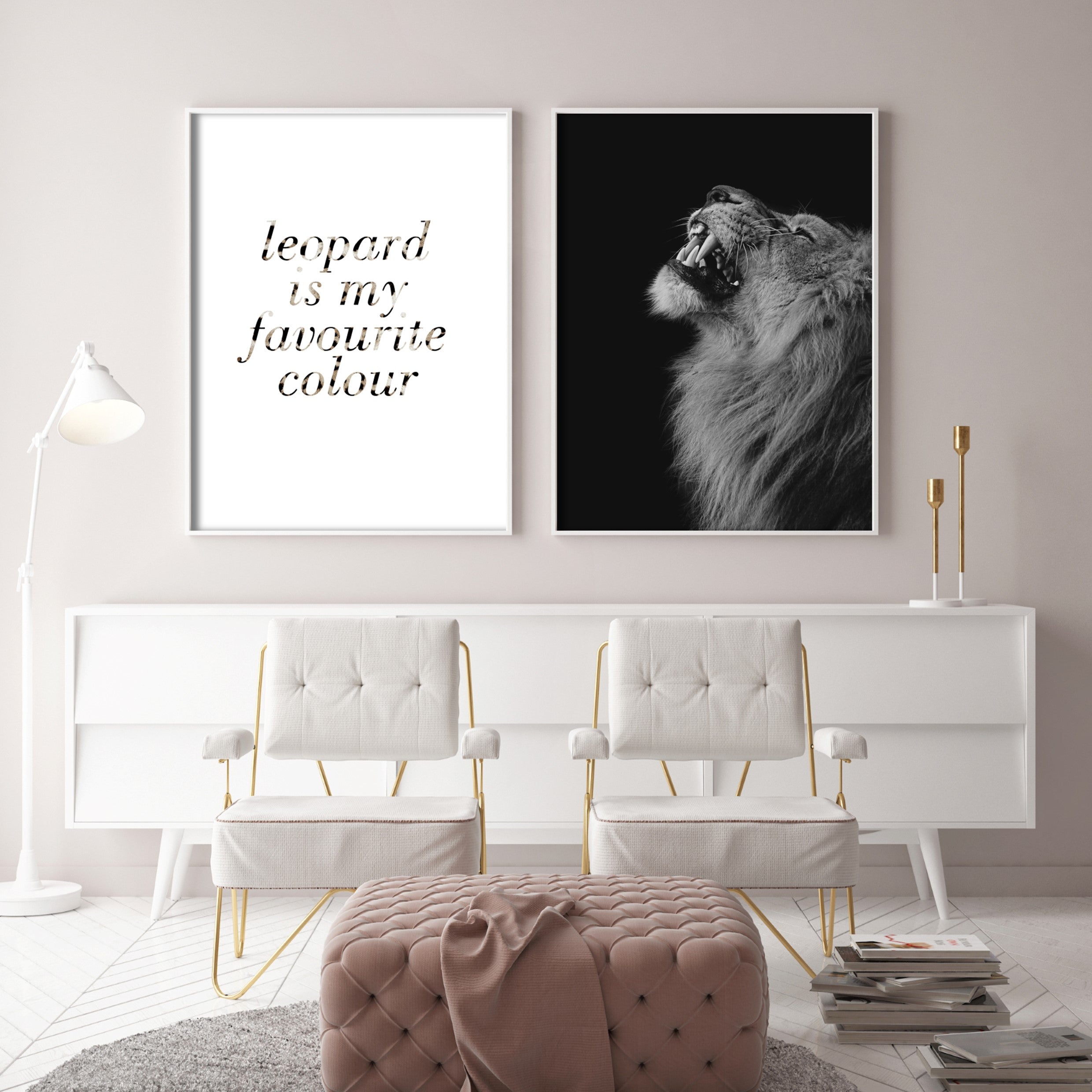 print poster wall art lion
