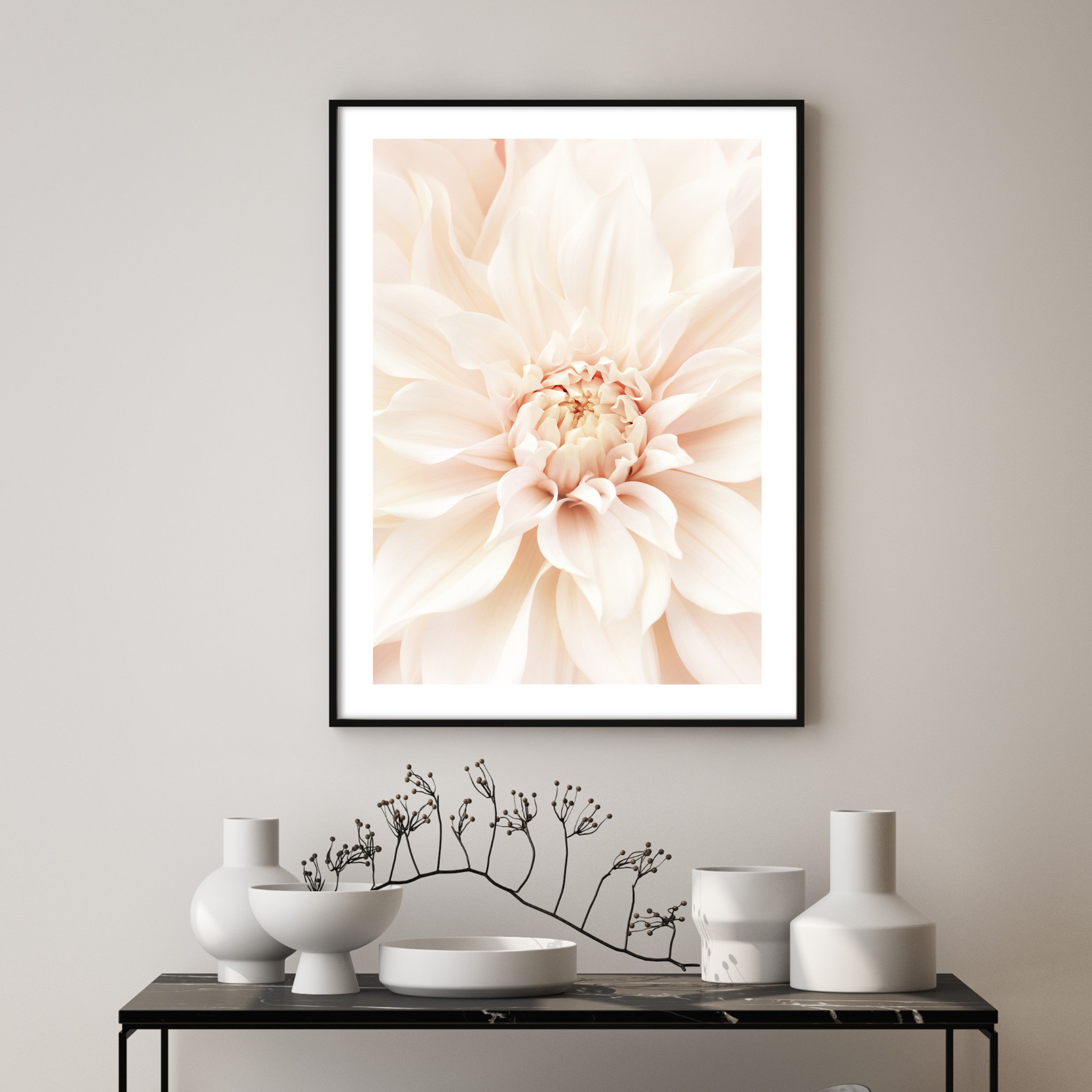 dreamy dahlia wall art