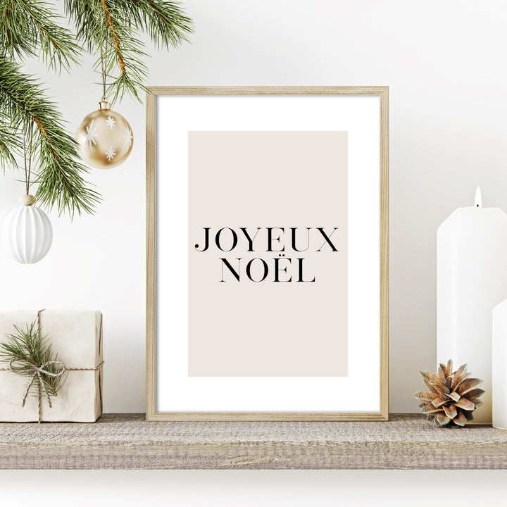 joyeux noel wall art