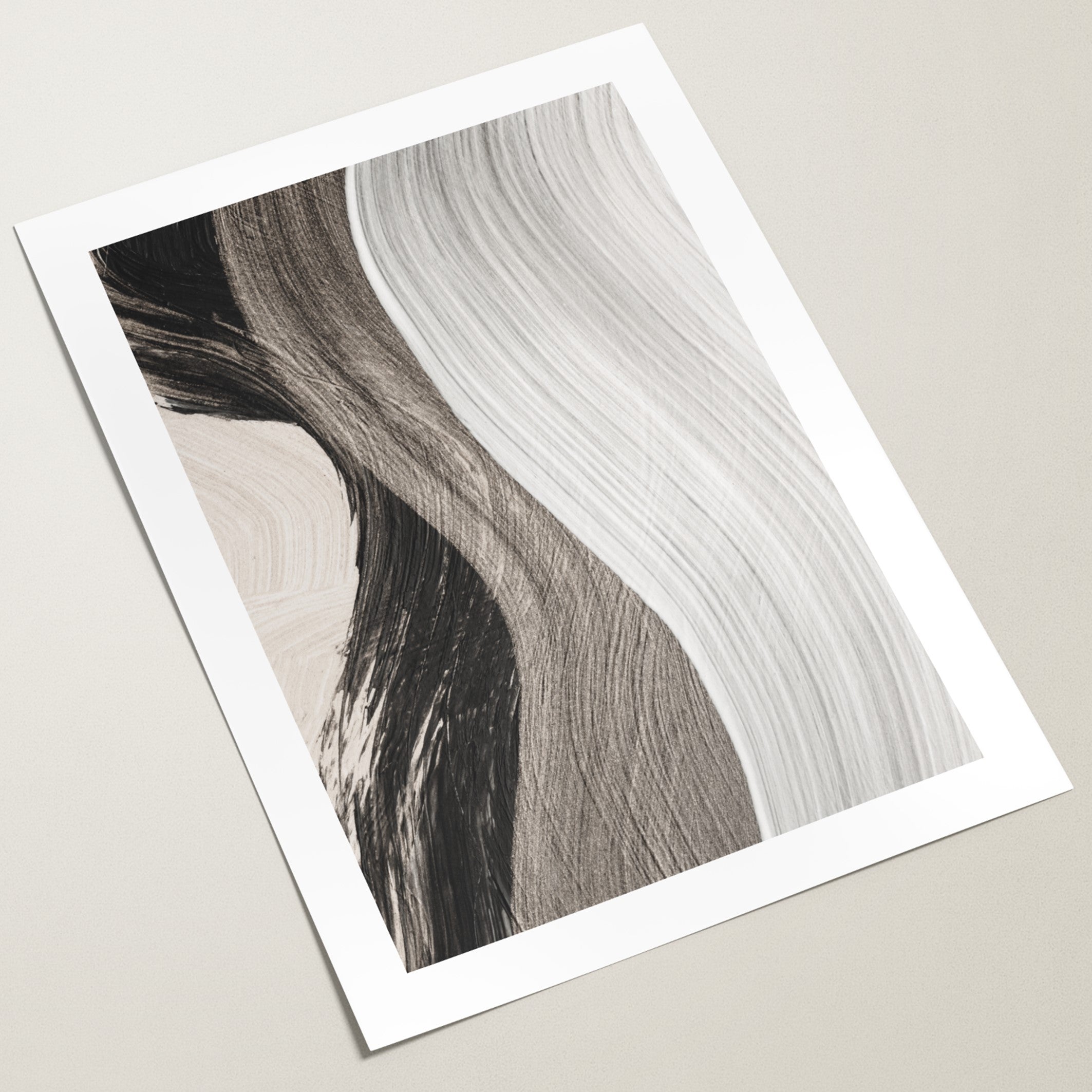 mixed paint wall art