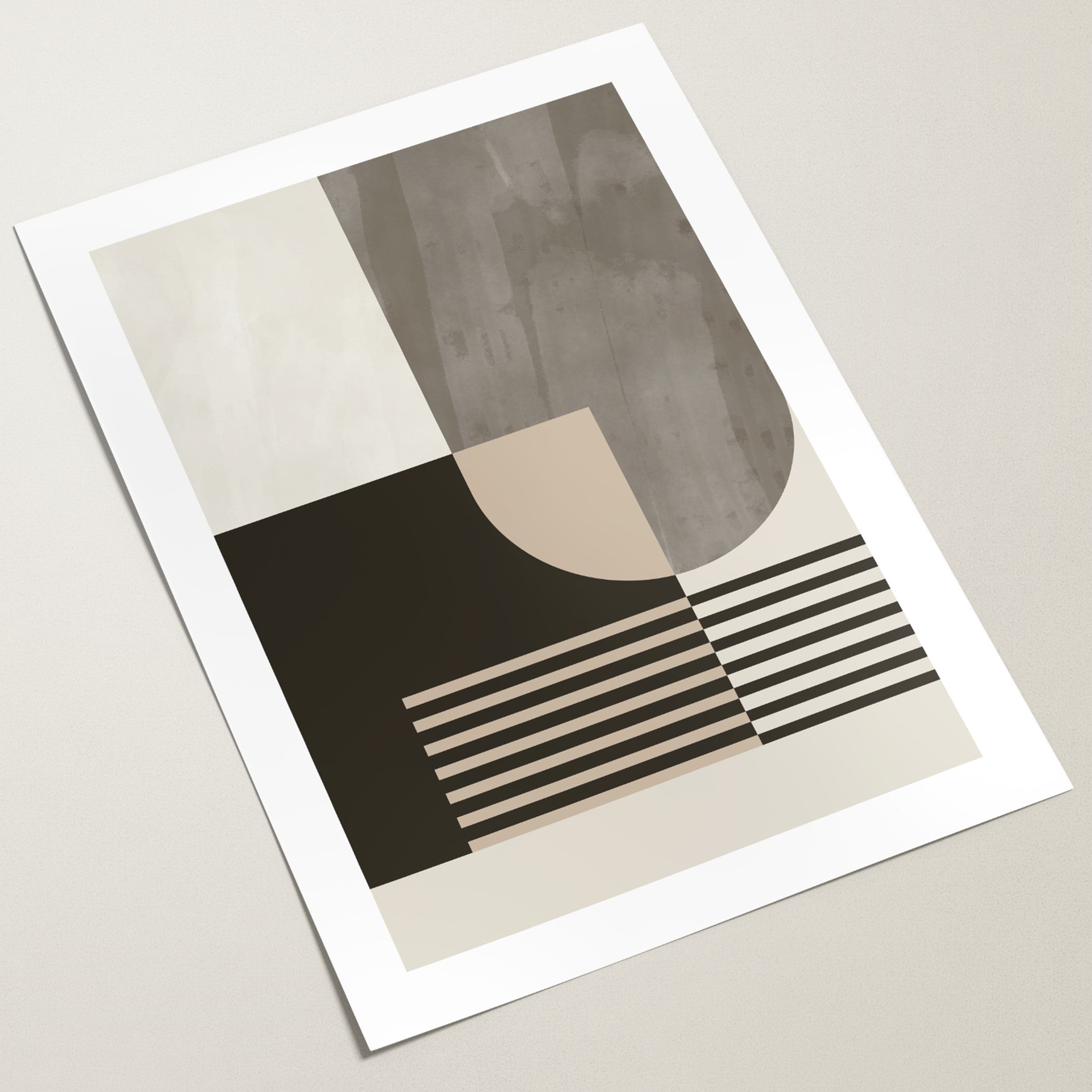 lines and shapes print