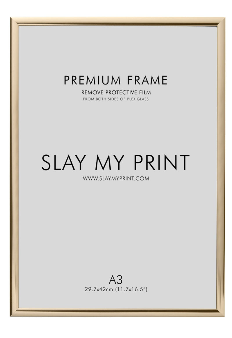 gold picture frame A3