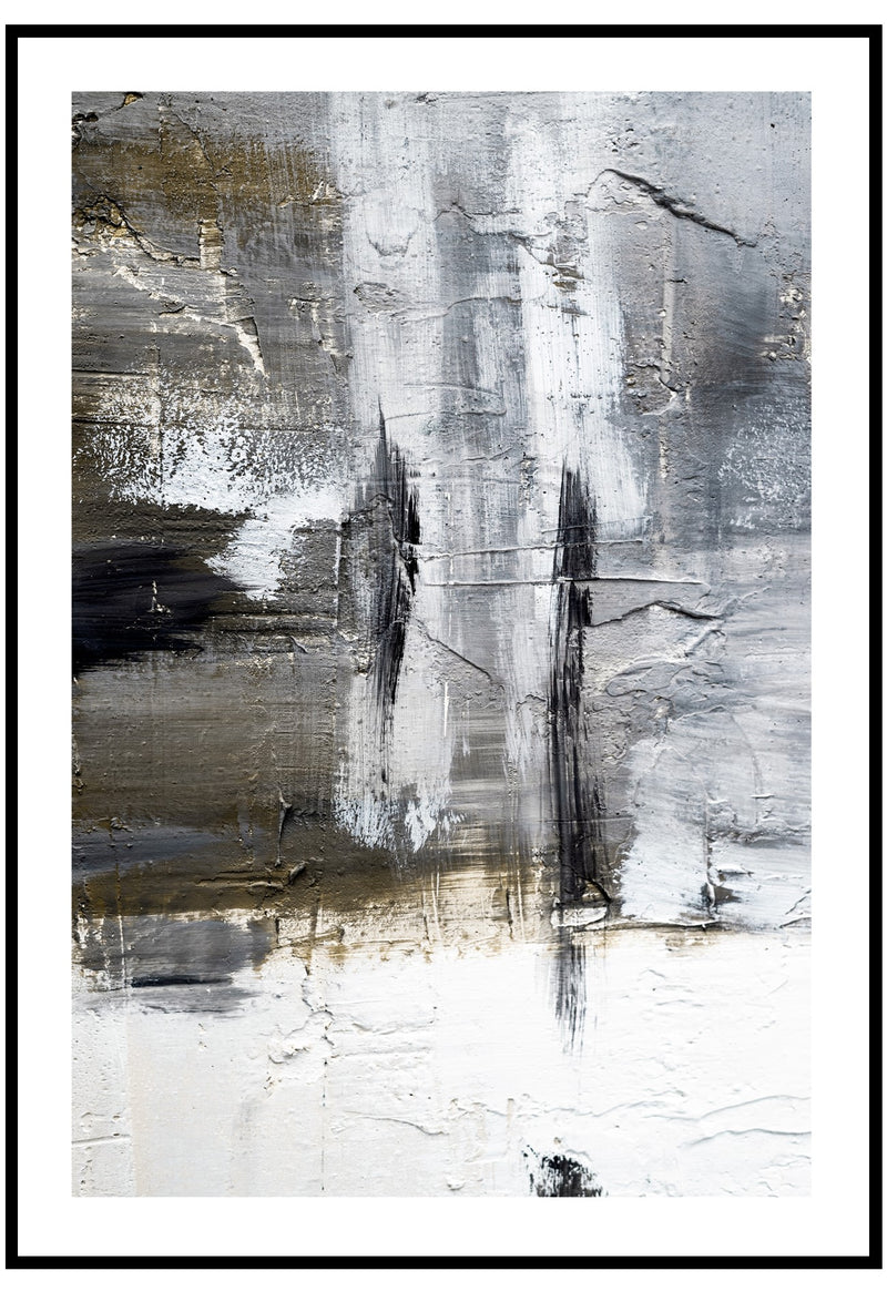 abstract concrete wall art