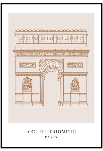 arc de triomphe wall art