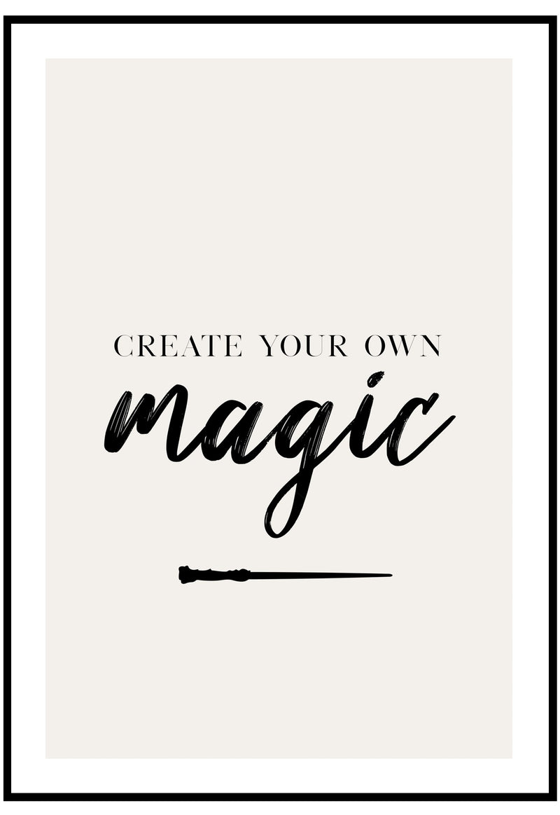 create your own magic poster