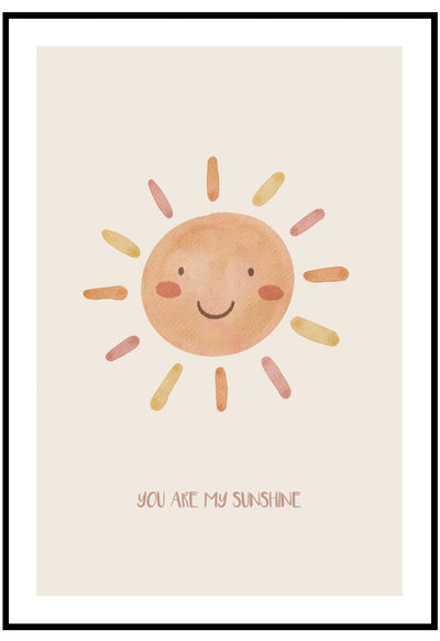 you are my sunshine wall art