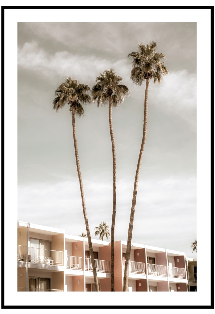 hotel palms wall art