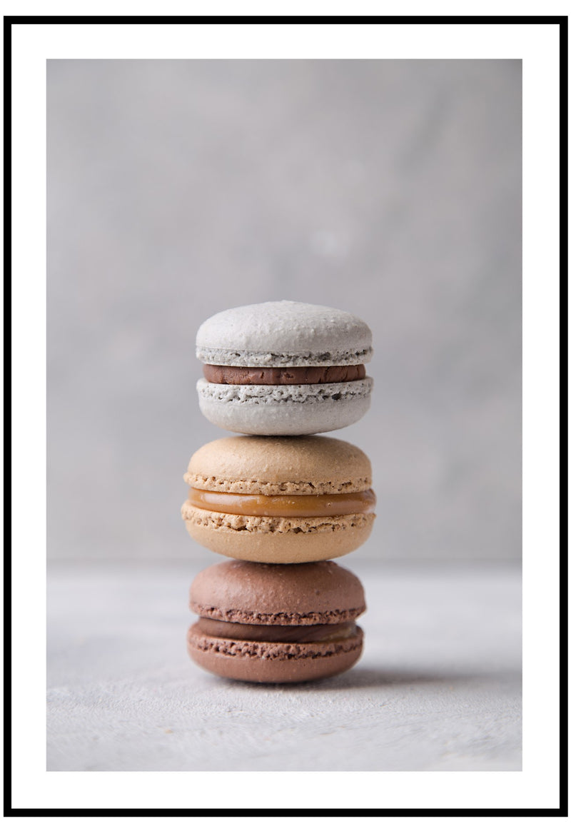 macaron tower wall art