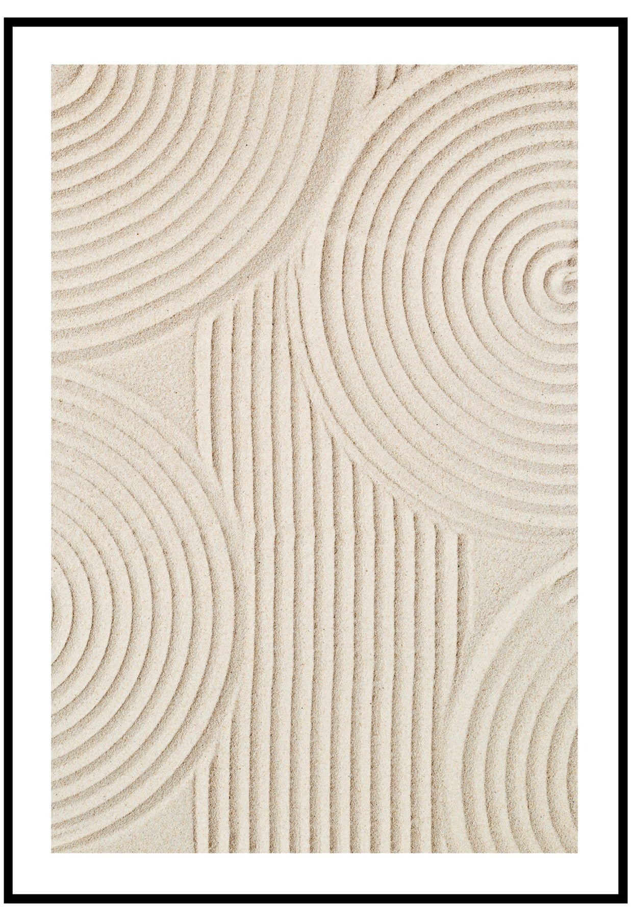 Sand Texture Poster | Stunning Wall Art of Art Deco Sand Pattern – Slay ...