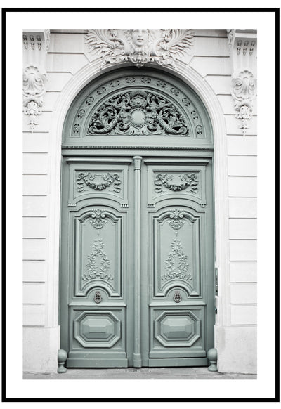 paris door wall art