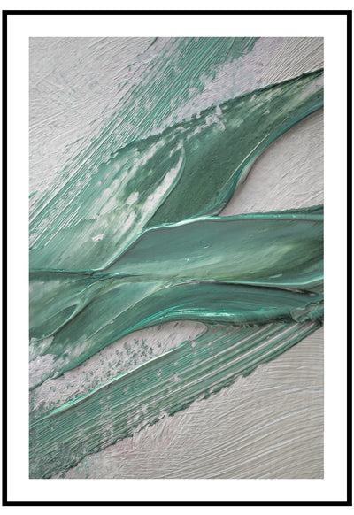 Muted Green Paint print