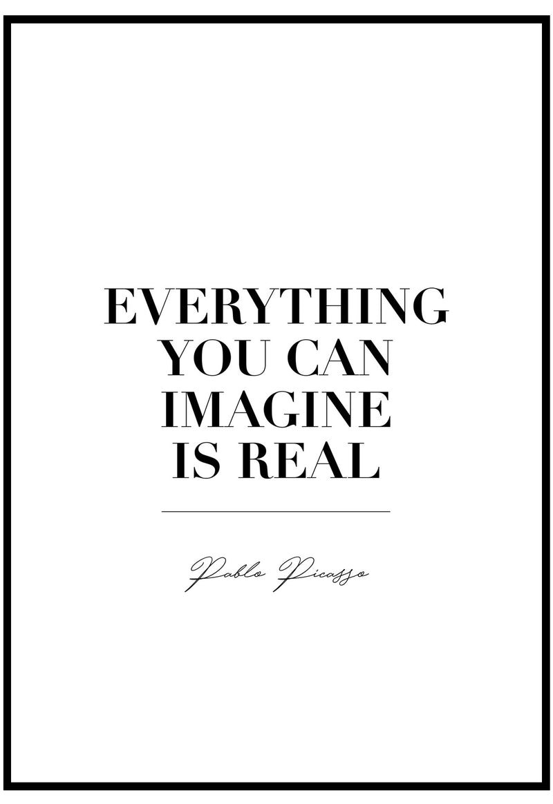 everything you can imagine is real poster