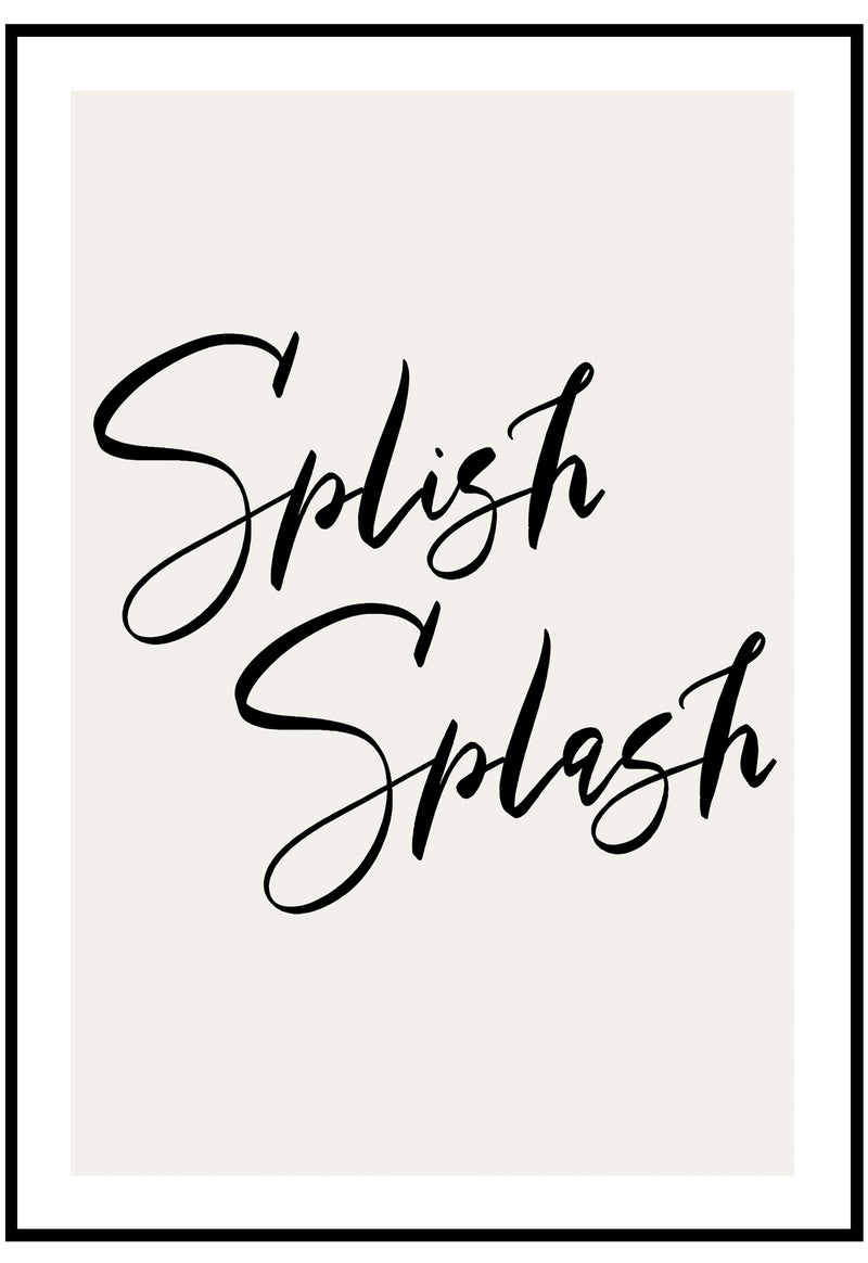 splish splash wall art