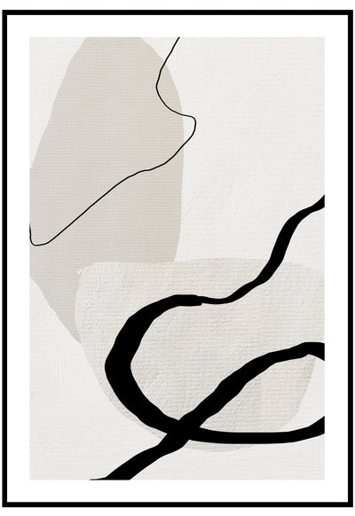 nude abstract wall art