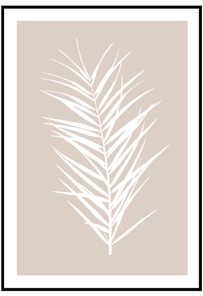 White Leaves Wall Art